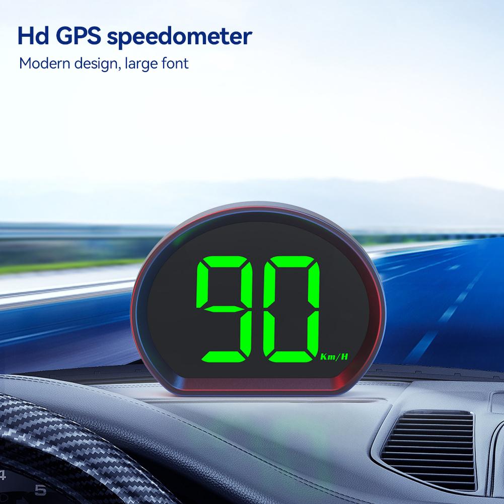Автомобильный GPS-спидометр HUD-дисплей с цифровым спидометром с дисплеем км/ч/миль/ч для грузовиков, мотоциклов, подключаемых и используемых автозапчастей, аксессуары