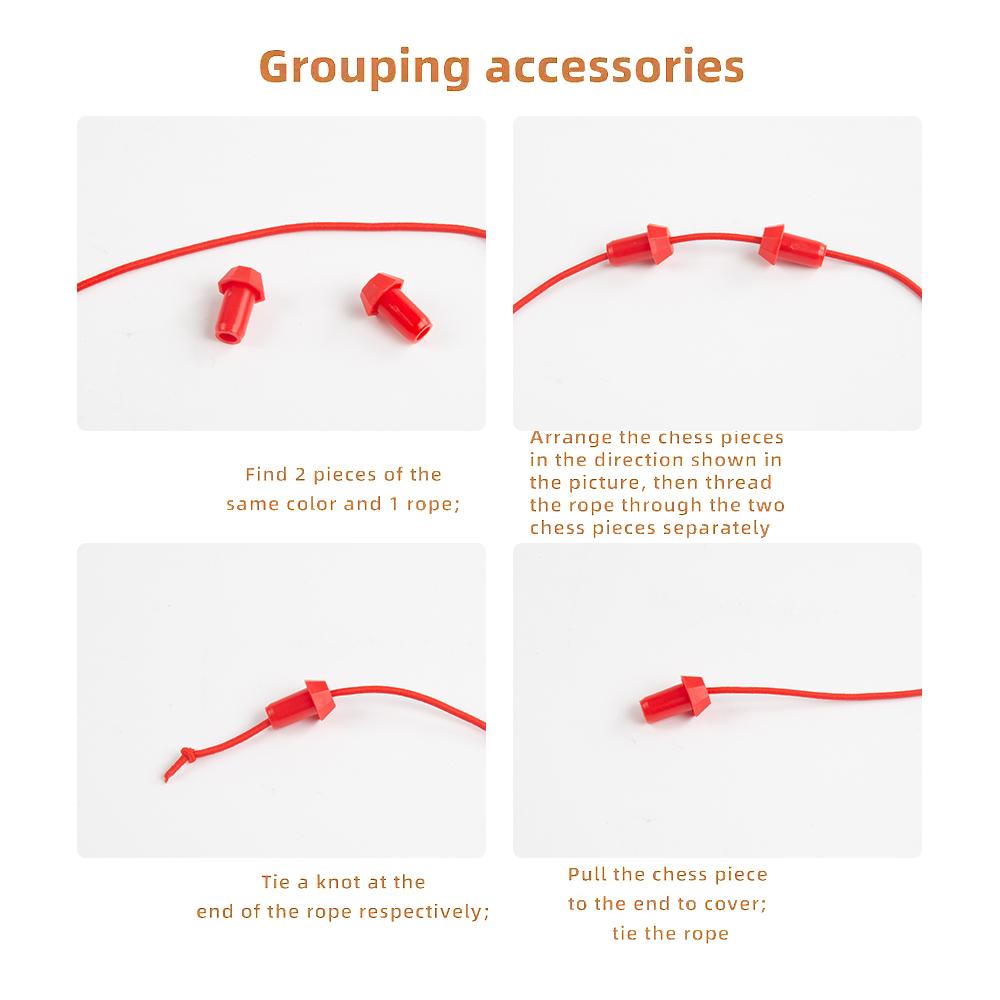 Twisted Rope Puzzle Game Brainy Knots Rope Untangling Board Game, Rope Knots Challenge Game, String Solution Central Lacing Toys