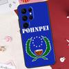 Чехол Pohnpei Ponape Flag для Samsung Galaxy S26 Ultra S23 S22 S21 S20 S24 S25 Ultra S10 Plus S25 FE Защитная крышка