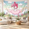My Melody Wall Tapestry Home Decor Hanging Cloth Art Background Tapestry for Bedroom