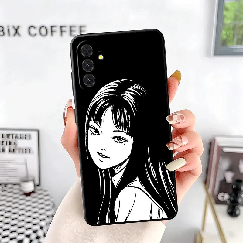 Японский Хоррор Аниме Мягкий Чехол для Телефона для Samsung A17 A37 A57 A16 A26 A36 A56 A15 A25 A35 A55 A14 A24 A34 A54 A13 A23 A33 A53 A5