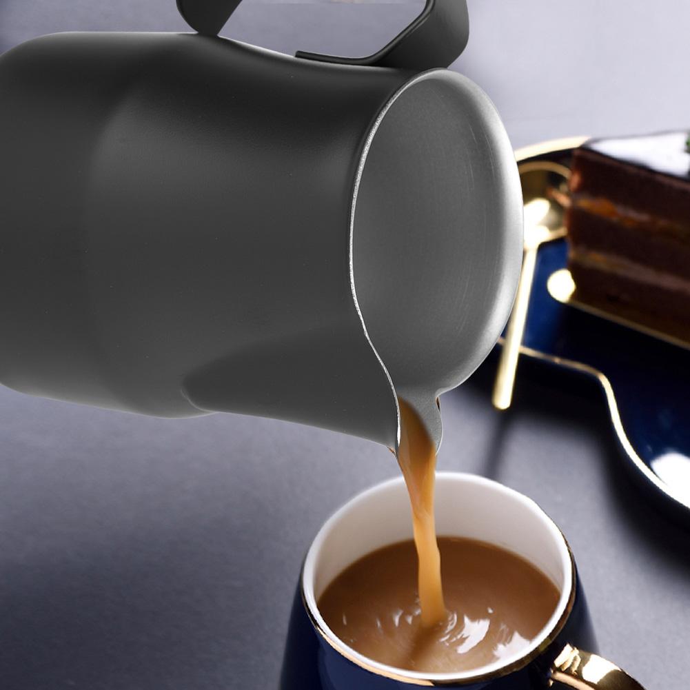 500 мл нержавеющая сталь чашка для вспенивания молока кувшин для кофе латте арт для кофейни (черный)