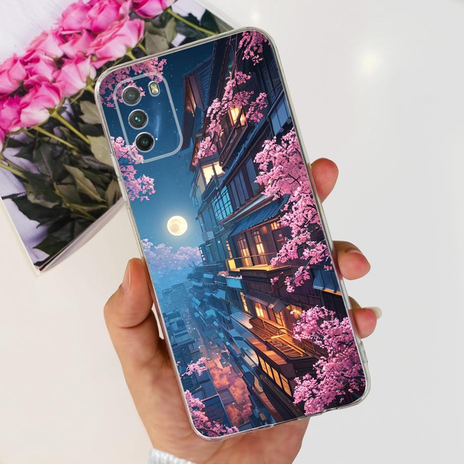 Для Xiaomi Poco M3 Чехол PocoM3 Pro Новый Модный Расписной Чехол Мягкий Силиконовый Чехол для Телефона Для Xiaomi Poco M3 Pro PocoM3 Fundas Coque