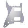 Musiclily Pro 11-Hole Round Corner HH Stratocaster Pickguard with 2 Humbuckers for American/Mexican Fender Standard Stratocaster Electric Guitars, Tor