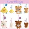 Плюшевая брелок-пиксель Rilakkuma с милым клубничным героем Для коллекционеров и в качестве подарка