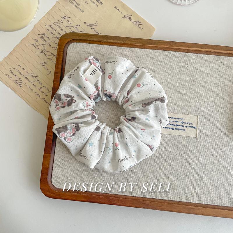French-Korean Double-Layer Ballet Lace Extra Large Hair Scrunchie