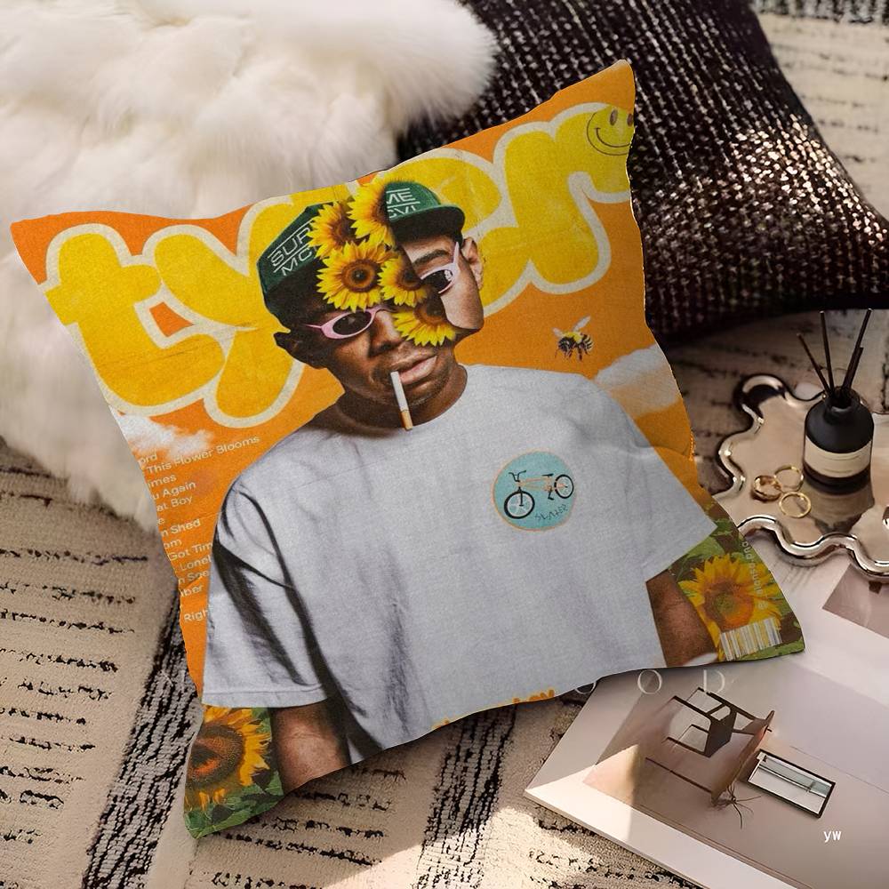 Tyler The Creator 45*45см Наволочка Декоративная Наволочка для Подушки Домашняя Наволочка для Подушки на Диван