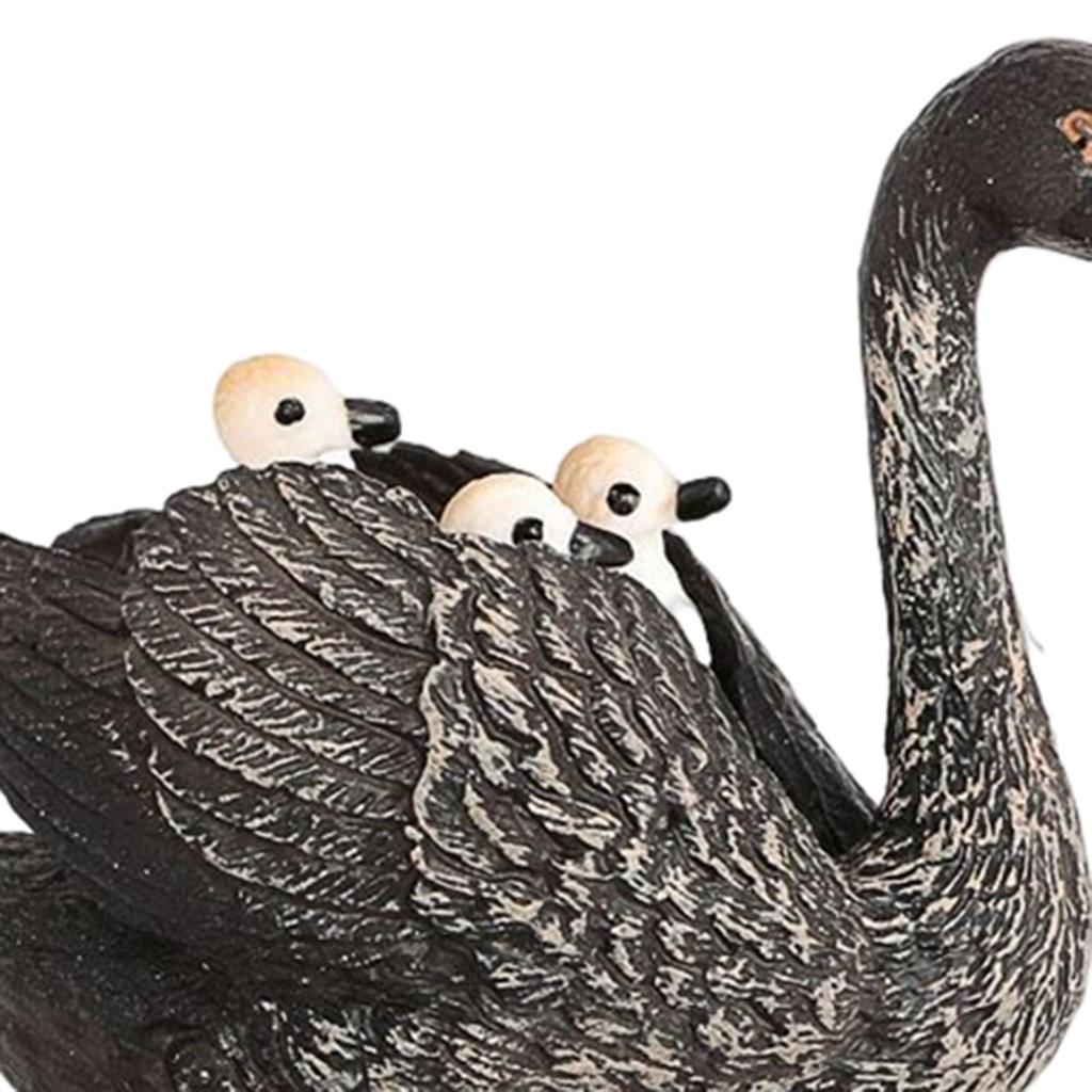 2-6 шт. миниатюрная статуэтка лебедя декоративные элементы для кухни спальни