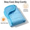 Summer Ice Silk Pet Cooling Mat Breathable Scratch Resistant Sleeping Pad Cool Bed Cushion For Dogs Cats Indoor Outdoor