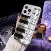 Чехол для телефона Музыкальный Пианино Клавиатура Для iPhone 16 15 14 13 12 11 Pro Max Белый Матовый Лазерный Металлик Аврора Funda