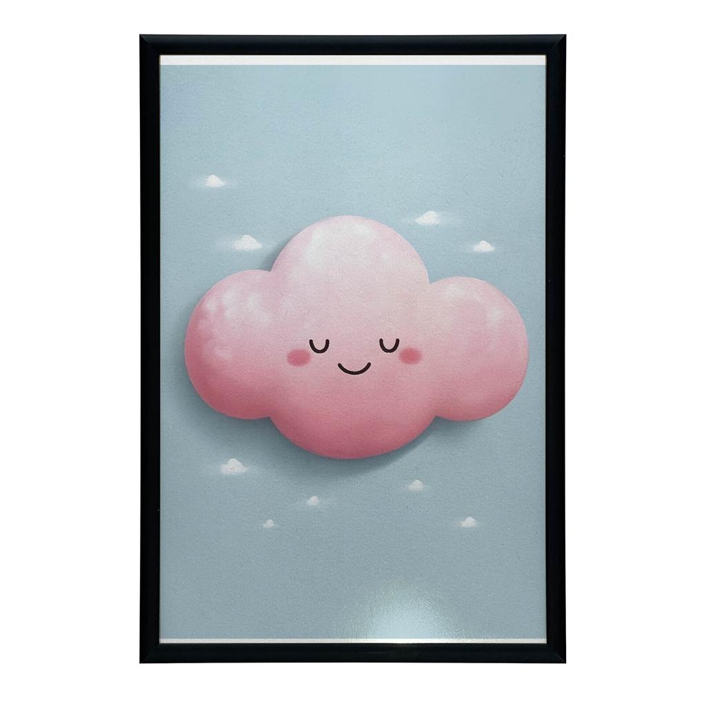 Różowa Chmurka Różowa Chmurka, 50X70 Cm, Bez Ramy, Papier Matowy 230 Gsm