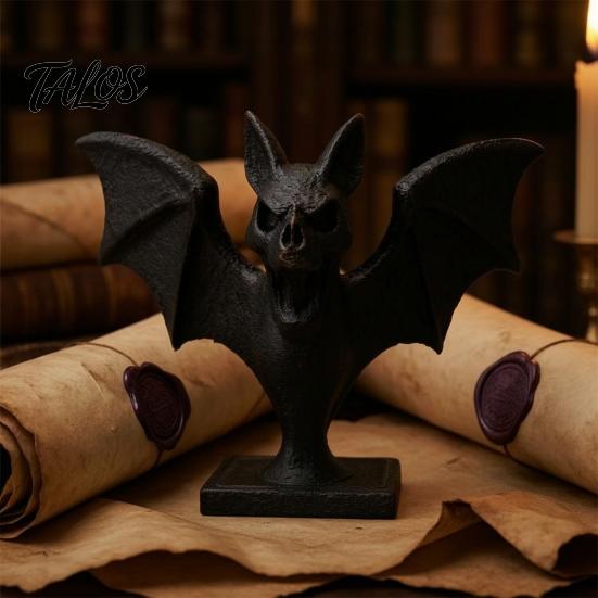 Креативные подарки на Хэллоуин, 3D-печатная фигурка летучей мыши, готическая черная скульптура, жуткие аксессуары для комнаты, настольное украшение для полки дома, стола