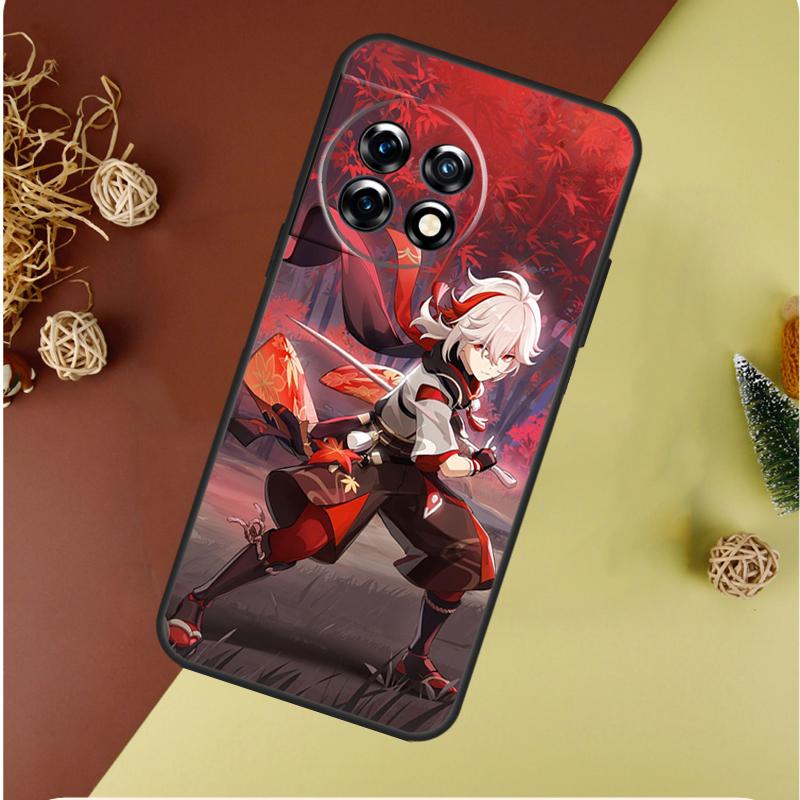 Чехол для телефона Genshin Impact Каэдэхара Казуха для OnePlus 13 13R 12 12R 11 9 10 Pro 8T 9RT 10T 10R Nord 4 CE 2 3 Lite N20 N30