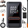 Портативный компрессор для накачивания шин Портативный Беспроводной с цифровым манометром 150 фунтов на кв. дюйм 3-кратное быстрое накачивание и функция автоматического отключения Авто