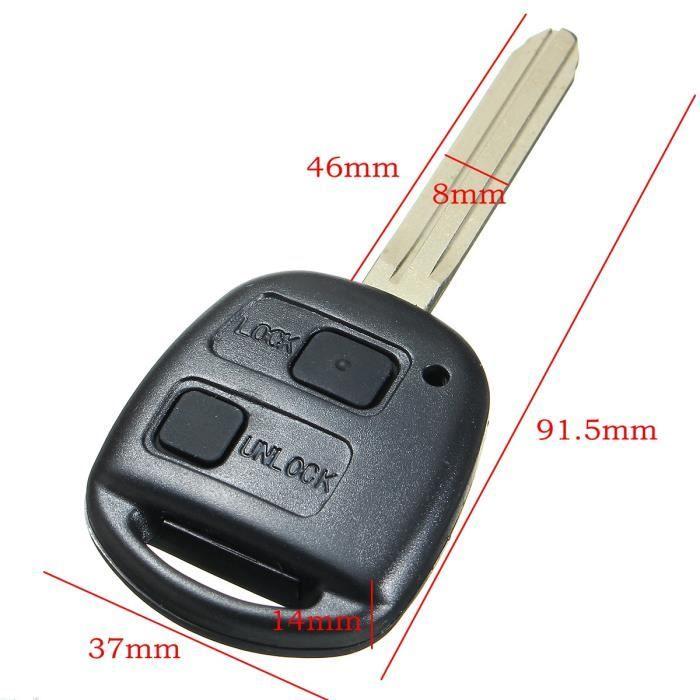 2-Button Remote Key Shell For Toyota RAV4 Camry Corolla Prado Avalon