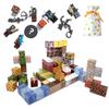 Minecraft-Style Magnetic Block Set, 100 Pieces, Magnetic Cube, Toy, Ages 4, 5, 6, Elementary School Students, Birthday Gift, Christmas Gift, HANAUMI