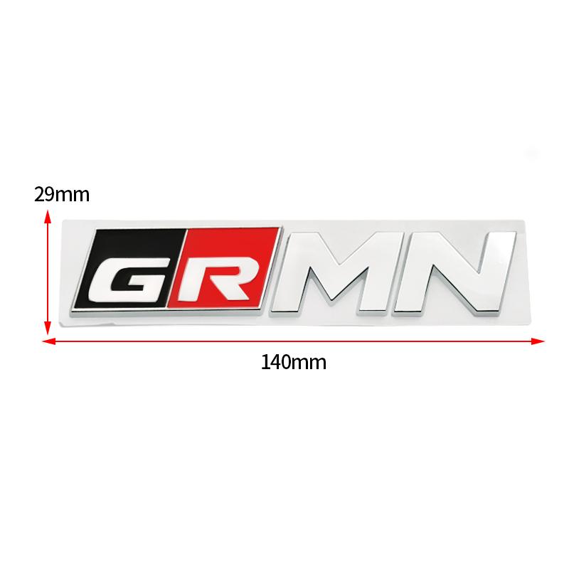 HAX1 Car Styling GR SPORT Emblem Sticker Badge 3D Metal Decal For Toyotas supra GR YARiS RS REIZ COROLLA Camry VIOS car styling