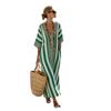 European and American bohemian women's dress seaside vacation elegant fashion print