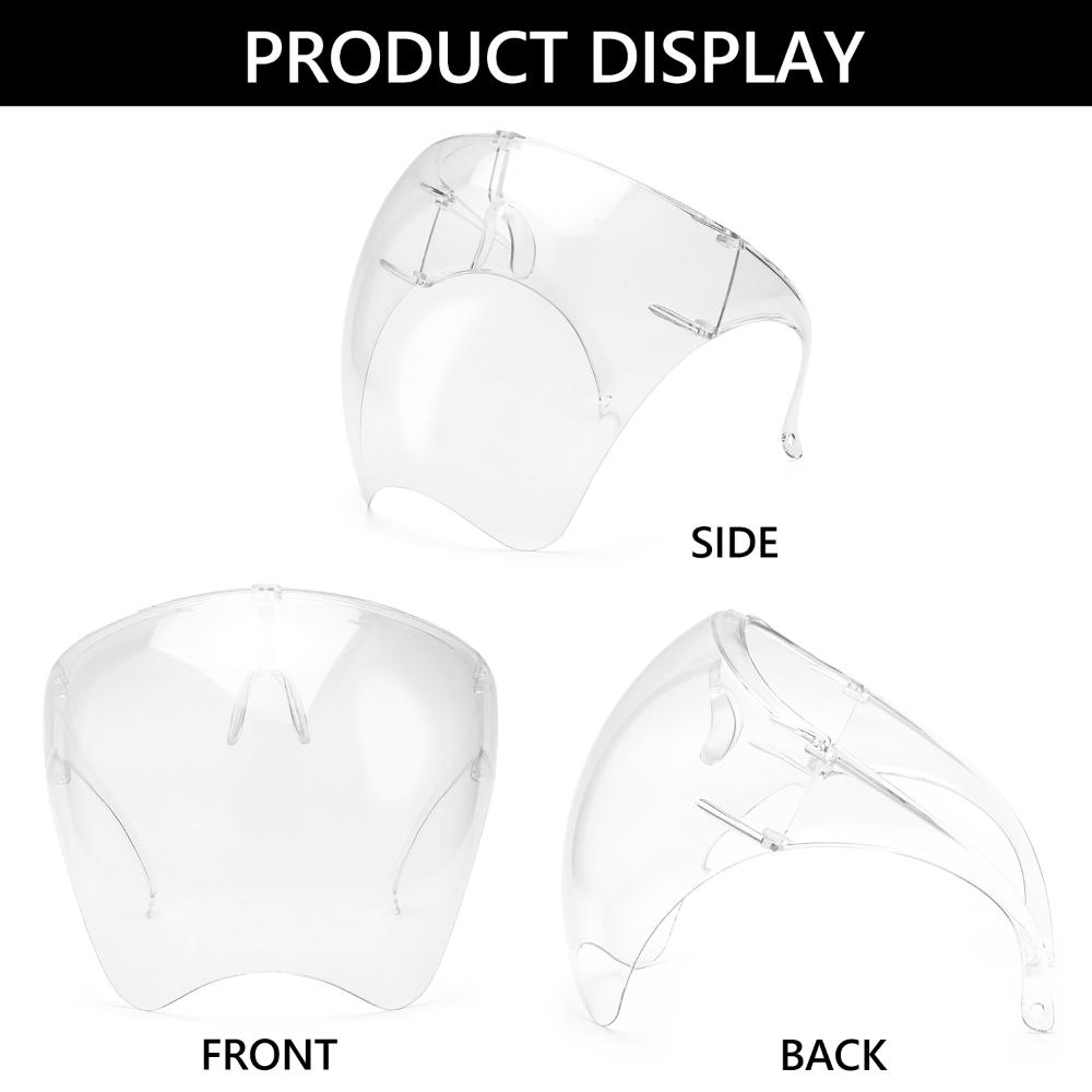 Oversized UV 400 Full Face Cover Sunglasses Safety Glasses Anti-Fog Goggles Visor