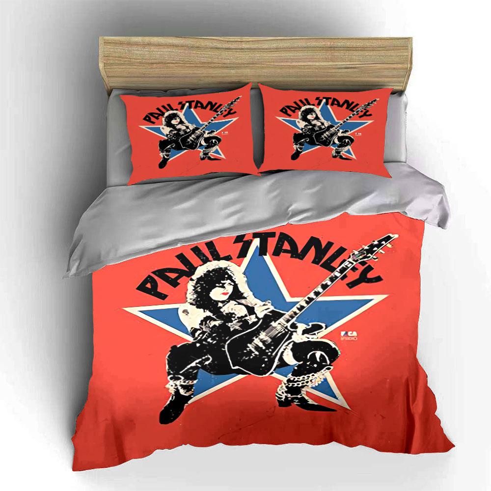 Rock Star Guitar Graphic Design Bedding Duvet Cover Set Duvet Cover Pillowcases (1*Duvet Cover 2*Pillowcases, without duvet insert)