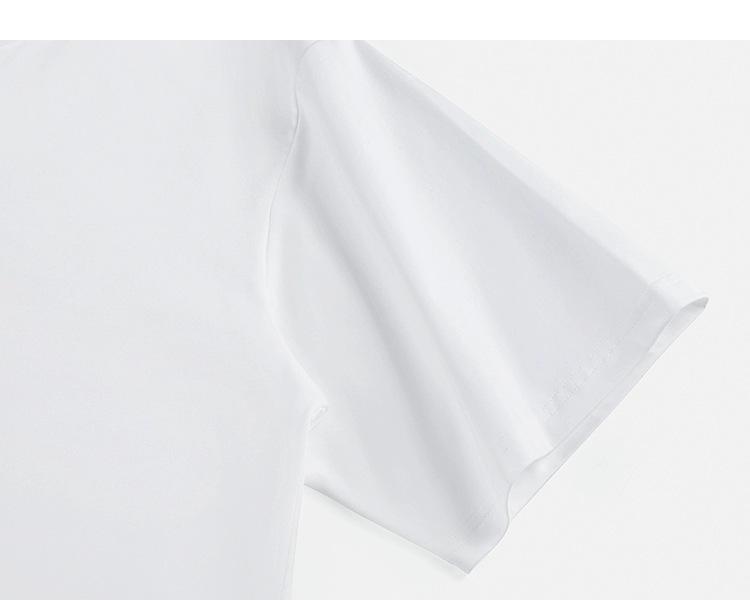 60 Silky Cool Solona 250g Heavy Short Sleeve Мужская свободная однотонная солнцезащитная футболка