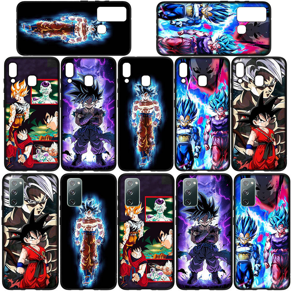 Чехол для телефона Samsung Galaxy S24 S23 iPhone 15 14 Xiaomi Redmi Note 13 12 11 8 10 9 Pro Max X XR OPPO A15 Huawei Comics Dragon Ball Goku DragonBall