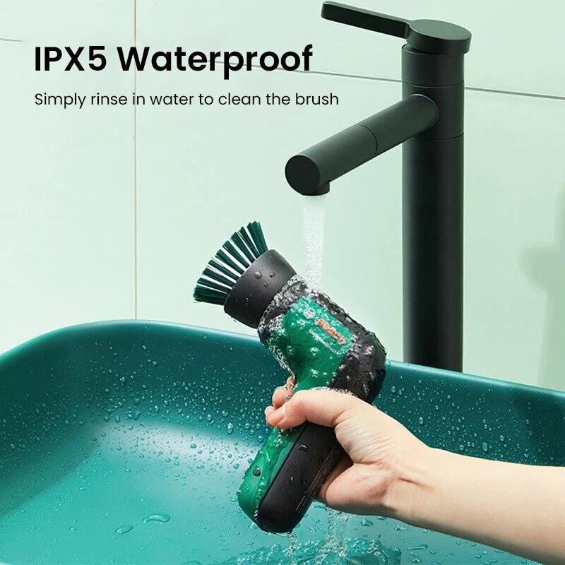 Bosch Электрическая чистящая щетка Многофункциональный электрический инструмент Универсальная щетка с 6 головками