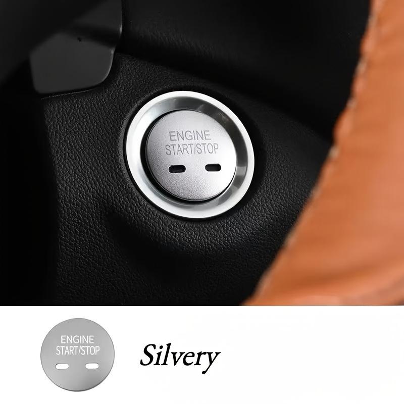 Trim Cover for The Start and Stop Engine Button Ring for Chevrolet Models Like Equinox, Cruze, Malibu, Trax, Impala, Traverse, Tahoe, and Suburban