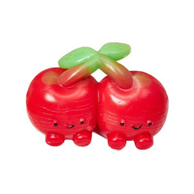 Красная Вишня Реалистичная Гигантская Вишня Игрушка-Снятие Стресса Медленно Поднимающаяся Сжимаемая Игрушка Вишня Мягкая Игрушки от Тревоги Снятие Давления Скейтборд
