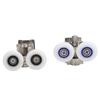 Shower Door Runner Rollers Zinc Alloy Glass Door Pulley Wheels Bathroom Accessory