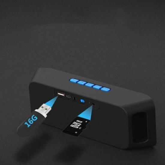 Портативная Bluetooth-колонка Беспроводная мини-колонка Усилитель Стерео Сабвуфер TF/FM-радио Встроенный микрофон Двойной бас