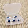 1PC Transparent PP Frosted Plastic Pill Storage Box Portable Outdoor Travel 5-Cell Pill Capsule Sorting Storage Organizer