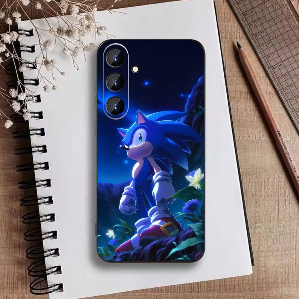 L-Shadow the Hedgehog Phone Case For Samsung Galaxy A73,A21s,A22,A31,A52,A53,A71,A41Soft Black Shell