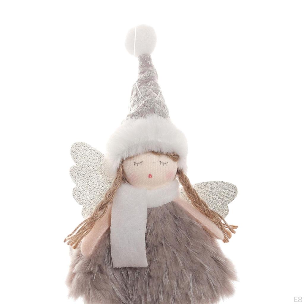 Angel Doll Decoration Decorative Plush Pendants Xmas Tree Ornament for Year Fairy Presents