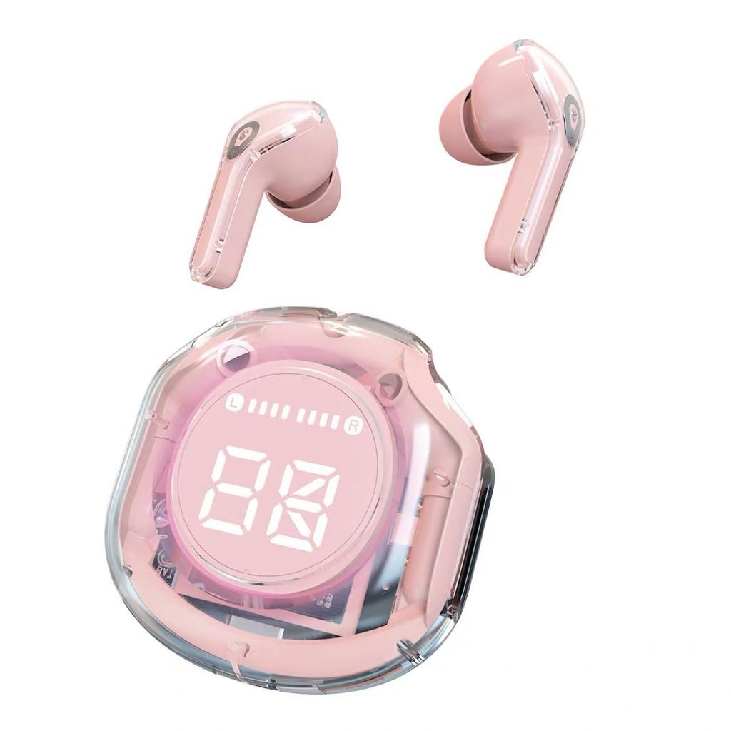 Bluetooth 5.3 Wireless Earbuds New Transparent 2nd Generation Charging Case Earphones Waterproof Sports Music Headphones Noise Canceling HiFi Stereo