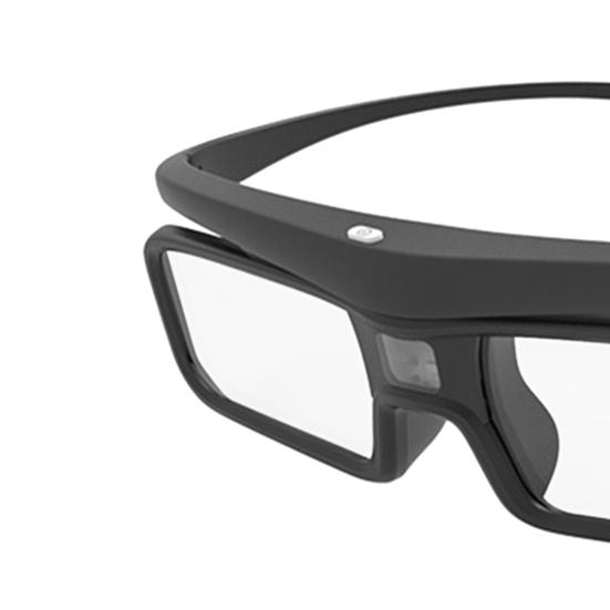 GetD GL1600 3D Очки с активным затвором с высоким коэффициентом пропускания Черные Четкое изображение Очки для просмотра фильмов