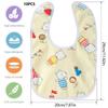 10/20Pcs Baby Bib Saliva Dripping Bibs Drool Bib Cartoon Cute Newborn Feeding Soft Edible Aprons Baby Burp Scarf Baby Supplies
