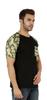 Inkmeso Raglan Short Sleeves T-Shirt For Men  S Loose Fit Printed Casual Tee W  Patch