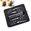 Pet Tools Thinning Cutting Hair Pet Grooming Stainless Steel Scissors Set Straight Curved