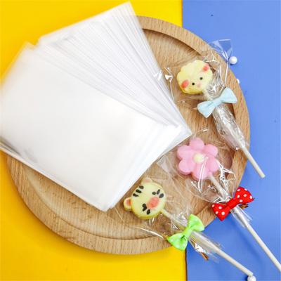 100 шт. прозрачные пластиковые пакеты Opp для упаковки конфет, леденцов, печенья, целлофановый пакет, свадебные подарки, сувениры