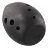 1pc Ocarina Pottery Xun 8 Hole 9x6x6cm Carton Packaging