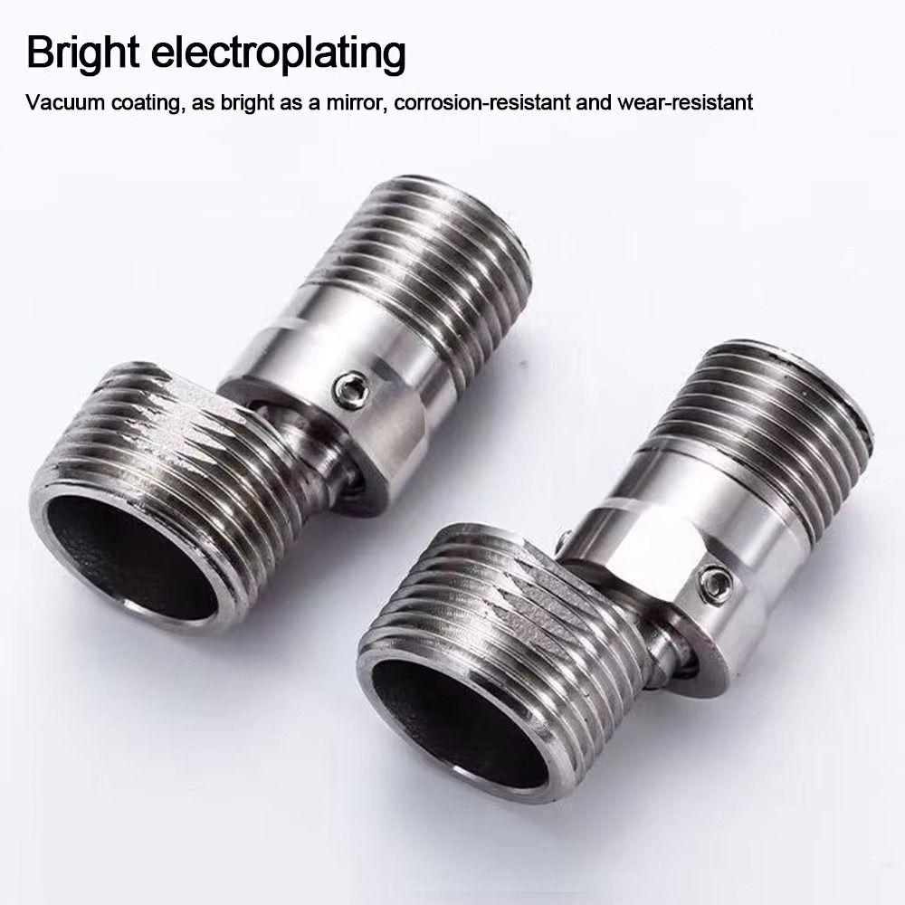 Universal Thread Faucet Angled Curved Foot 360° Rotatable Connecting Accessories Bathroom