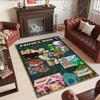 Minecraft Customize Text Floor Rug Office Rug Design For Balcony Decorate Room Study Room Outdoor Antislip Rug Anime Office Decor