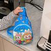 1Pcs Messenger Bag Kawaii Shoulder Bags Nylon Single Shoulder Crossbody Backpack Portable Travel Satchel Gift For Kids