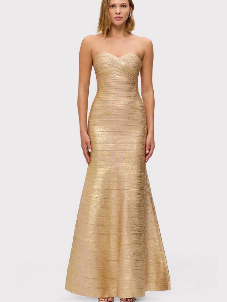Spring 2026 Strapless Bodycon Dress: Elegant Bandage Style for Women