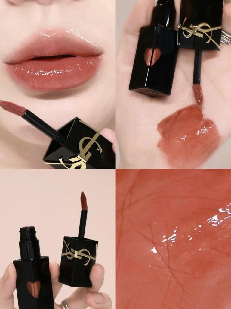 Yves Saint Laurent The Inks Vinyl Cream High Shine Lip Stain #610-Nude Champion - 0,18 жидких унций/5,5 мл