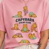 Capybara Yoga Shirt, Funny Yoga T-Shirt, Cute Capybara Shirt, Meditation Tee, Yoga Lover Gift, Capybara Lover Tee Shirt, Funny Fitness Shirt