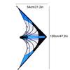 Good Flying 1.2m Kite 48 Inch Blue Large Delta Kite New Arrive Sport Kite  Garden