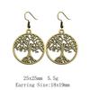 Graduation Kawaii Earrings Plant Tree Of Life Drop & Dangle Earring Art Supplies Long Earrings For Women