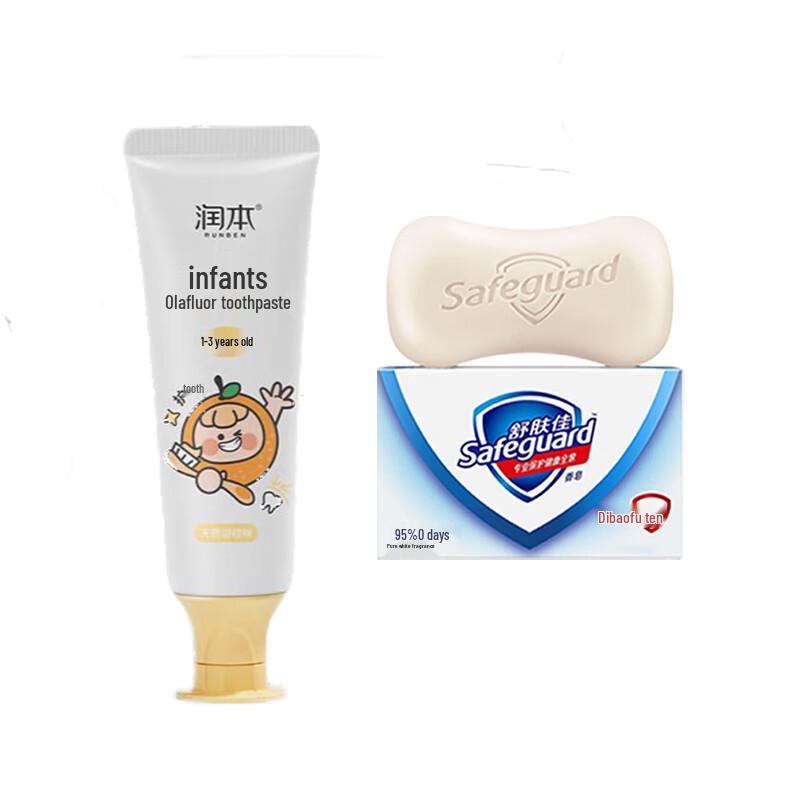 Набор Safeguard Pure White мыло и детская зубная паста